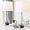 Gray, variant on Table Lamps Set of 2 with Touch Control, 3-Way Dimmable Modern Glass table lamp for Living Room with USB C and A Charging Ports， 27" Bedside Desk Lamps for Nightstand Decorations(LED Bulbs Included)