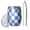 Blue and White, variant on 12oz Stemless Wine Tumblers Blue and White Checkered Pattern Vacuum Insulated Stainless Steel Travel Tumbler Cups Mug with Lid and Straw for Champaign,Cocktail,Beer with Cleaning Brush