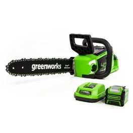 GreenWorks 20292 40V 12 Cordless Chainsaw Battery and Charger Sold Separately Walmart