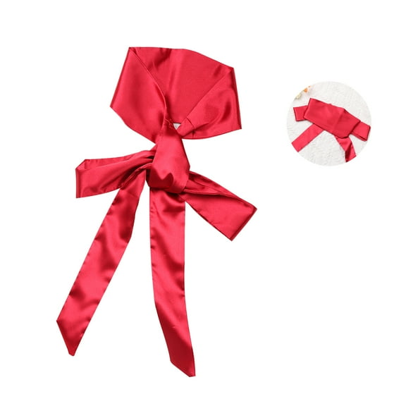 Masteelf  Wide Belt Waist Seal Women's Bow Sash Red Classic Ladies Bride