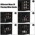 thumbnail image 7 of Industrial 3-Tier Wine Bar Cabinet – Adjustable Shelves, Glass Holders, Mesh Door, Baffle Design – Vintage Kitchen, Living Room, Dining Area Sideboard, 7 of 7