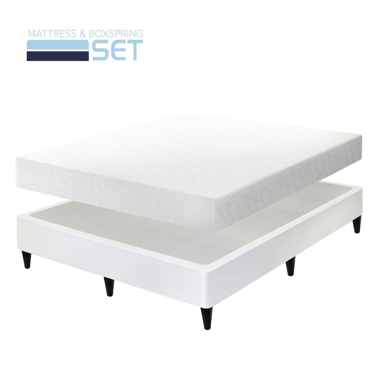 Best Price Mattress 7 Inch Gel Memory Foam Mattress and BiFold Box