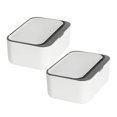 thumbnail image 1 of Paquete de 2 dispensadores de toallitas, soporte para toallitas para bebés y adultos, (gris) Kuyhfg Sin marca, 1 of 5