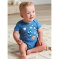 Gerber Baby Boy Short Sleeve Onesies Bodysuits, 5Pack (Newborn 12