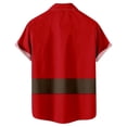 thumbnail image 3 of Camisas de Lino para Hombres, Manga Corta Camisa de Boliche Vintage con Cuello Cubano, Botón de Verano de Playa Casual, 3 of 3