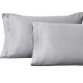 thumbnail image 2 of Superior Egyptian Cotton 1500 Thread Count Pillowcase Set of 2, Platinum, 2 of 4