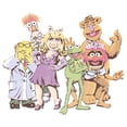thumbnail image 2 of Men's The Muppets The Gang Tank Top White Large, 2 of 4