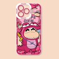 thumbnail image 1 of Funda de teléfono transparente Crayon Shinchan para iPhone, 14, 11 Pro Max, 13, 12 Mini, XR, XS, X, 8, 7, 6, 6S Plus, SE, 2020 Fivean unisex, 1 of 2