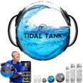 thumbnail image 1 of Tidal Tank Sphere Mini – Peso de agua original Aqua Ball – Bolsa de arena alternativa para entrenamiento de núcleo y equilibrio – Equipo portátil de fitness de estabilidad – hasta 33 lb, 1 of 9