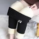 thumbnail image 2 of Minnieouse Calzas cálidas para mujer, traje de lana bereber grueso, mallas elásticas, pantalones pitillo que combinan con todo a la moda, deportes de Prendas para la parte inferior del cuerpo L Minnieouse AP013775-03, 2 of 6