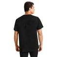 thumbnail image 3 of Healing Hands Purple Label - Men's Justin Top 's One Pocket V-Neck Scrub Top - X-Small,Black, 3 of 7