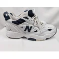 thumbnail image 1 of New Balance 608 Men's US 11.5 Trainer Shoes White Navy Leather Athletic Sneakers, 1 of 6