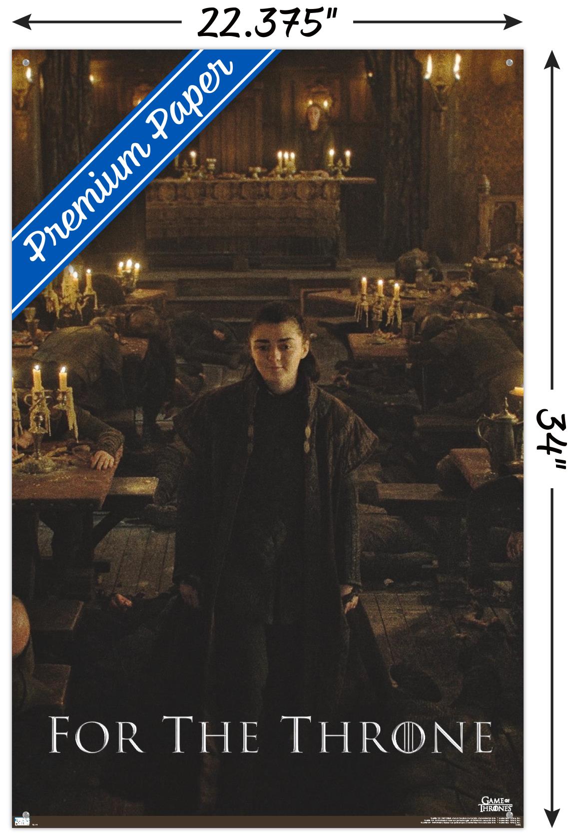 Game of Thrones - Arya Stark Wall Poster with Pushpins, 22.375" x 34"