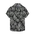 thumbnail image 4 of PNTUTB Men's Hawaiian Fashion Print Casual Resort Style Button Down Collar Short Sleeve Loose Comfort Blouse, 4 of 5