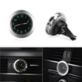 thumbnail image 3 of Kenally Reloj de ventilación de coche resistente al desgaste reloj de salpicadero de coche portátil impermeable reloj de automóvil Noctilucous Auto Automoción decorativa y accesorios Plata Kenally VI008771-02, 3 of 6