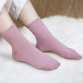 thumbnail image 4 of Myclong Women Thin Cotton Socks, Soft Cotton Bootie Socks Women Above Ankle Crew Socks 5 Pairs, 4 of 11
