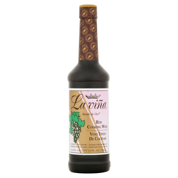 Goya Cooking Wine Red La Vina,25.4 Oz (Pack Of 12)