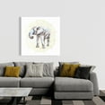 thumbnail image 2 of Elephant on mandalas pattern - 36"x36" canvas - Print on demand, 2 of 5