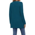 thumbnail image 5 of Fantaslook Fall Cardigan for Women Long Sleeve Open Front Cardigan Casual Button Down Coat with Pockets, 5 of 8