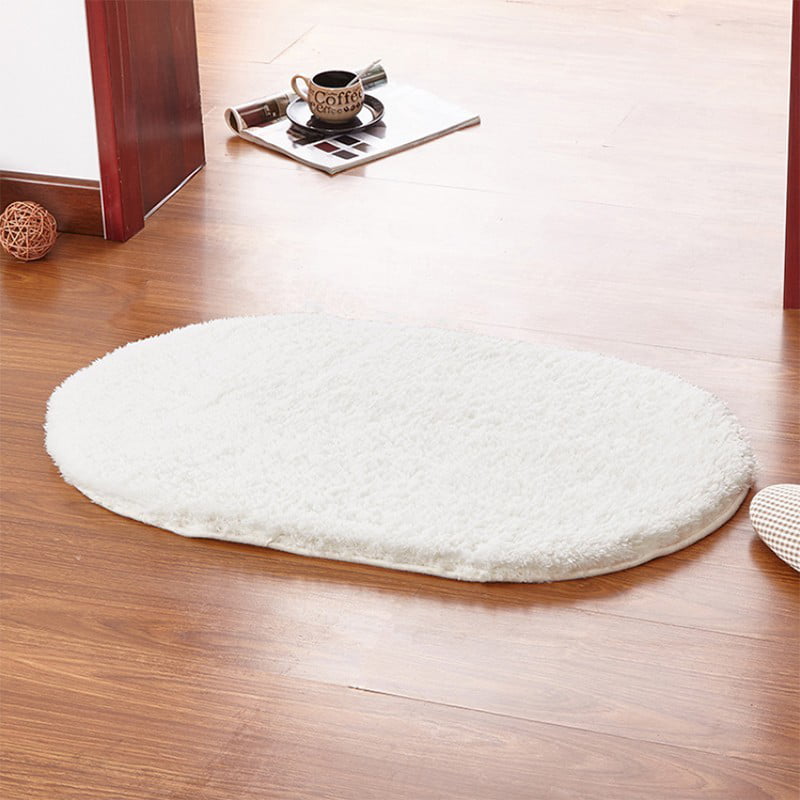 2x Non Slip Shower Mat Toilet Cashmere Floor Carpet Bathroom Rug Home Supplies 