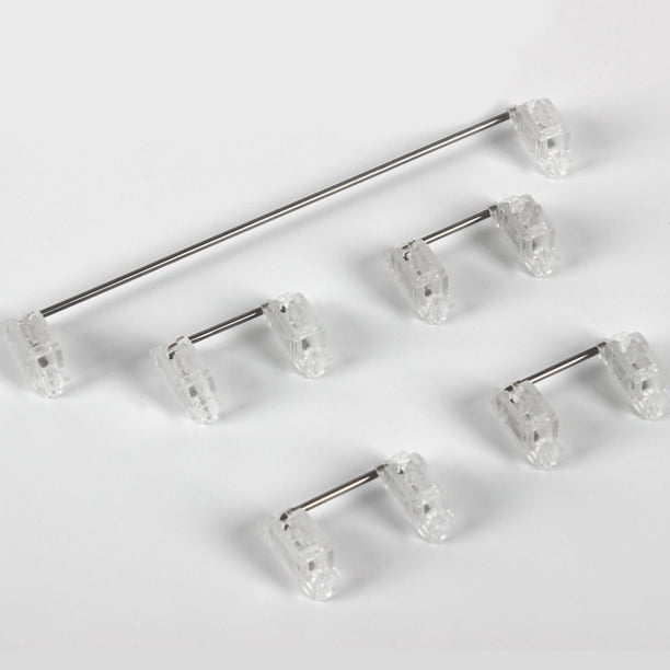 Estabilizadores a de PCB / 6,25 x interruptores satelitales chapados en oro / para 104/87/61/96/84/68/64 accesorios de teclas modificadoras de Transparente Hugo Conmutador de satélite
