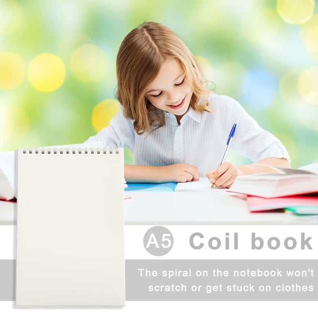 YAOMOBB Smooth Writing Notebook A4 Coil Notebook Smooth Writing Premium Thickened Page Loose Leaf A5 Schedule Book