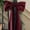 Wine Red, variant on QAQuu Christmas Tree Topper Bow, 43 x 16 Inch Large Satin Bow Tree Topper, Giant Christmas Tree Bows for Home Wall Door Party Holiday Birthday Wedding Indoor Outdoor Decor, White