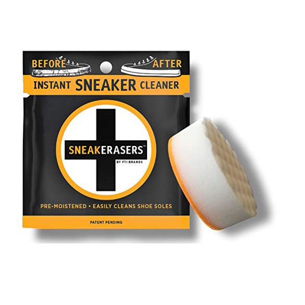 SneakERASERS Instant Sole and Sneaker Cleaner, Premium PreMoistened