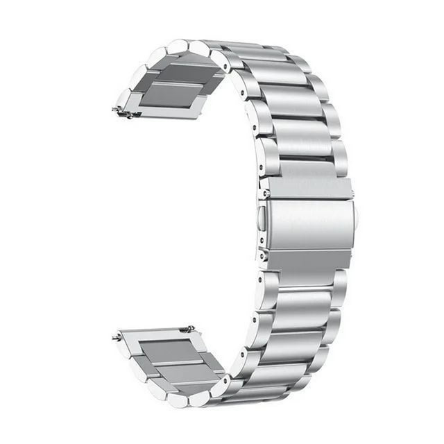 GUANGHONG 【18mm】Multipurpose Stainless Steel 3 Link Timepiece Strap for Various Timepiece With Timepiece Band Tool