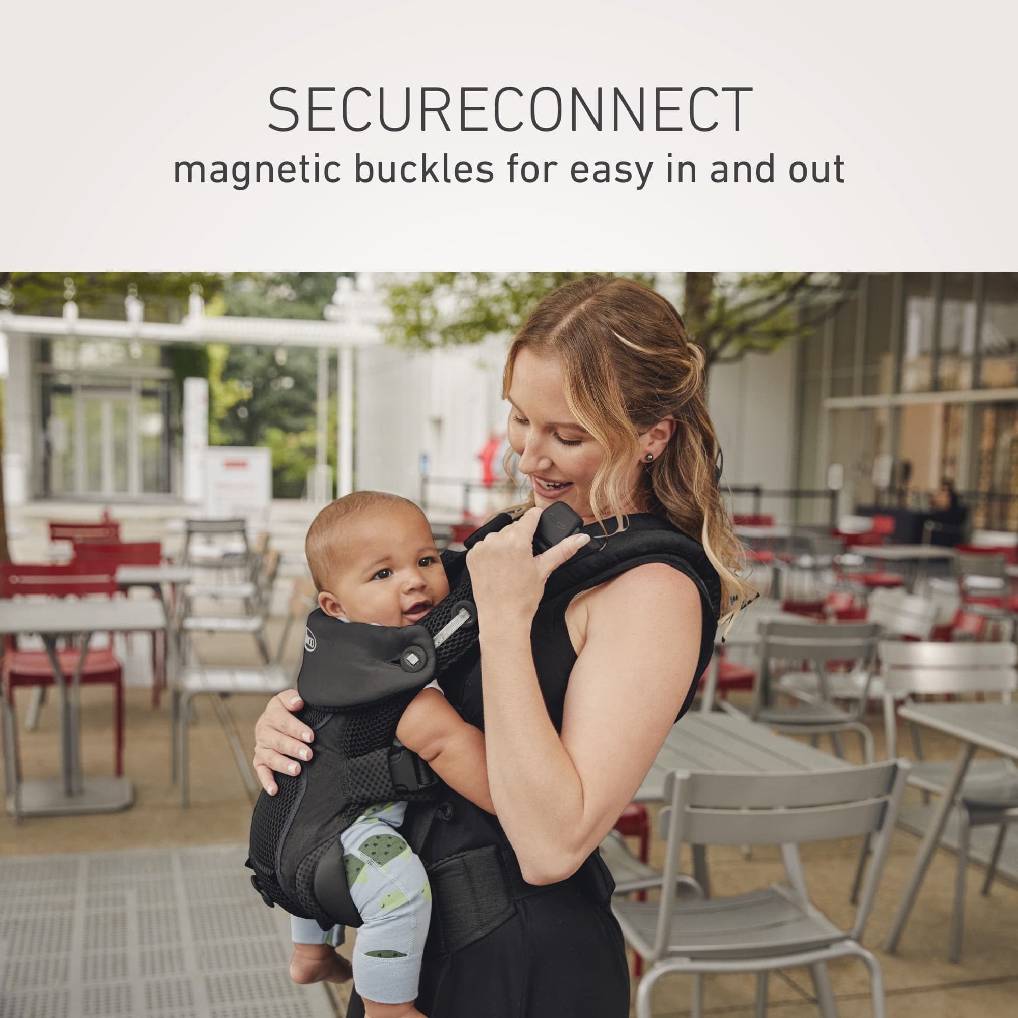 Graco Premier Cradle Me 4-in-1 Baby Carrier, Black Onyx