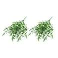 thumbnail image 1 of Toystoory 2 uds lavanda artificial flor falsa plástico 7 puntas ramo de plantas suministros de bricolaje para fiesta exterior verde blanco Type2 NO2, 1 of 6