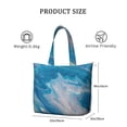 thumbnail image 4 of 22 Inch Oversized Travel Bag Lightweight Canvas Weekender Duffel with Multi Pockets, Animal Print, 4 of 5