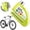 Green, variant on Alarm Disc Brake Lock, Waterproof Anti-Theft 7mm Pin Security Lock with Loud Alarm for Motorcycle Scooter Bike Outdoor Riding,3.74"×2.76"×1.34",1PC,Green