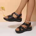 thumbnail image 6 of Pennysue Women Air Cushioned Walking Sandals Comfortable Ankle Strap Support Casual Daily Dress Sandals Platform Shoes, 6 of 7