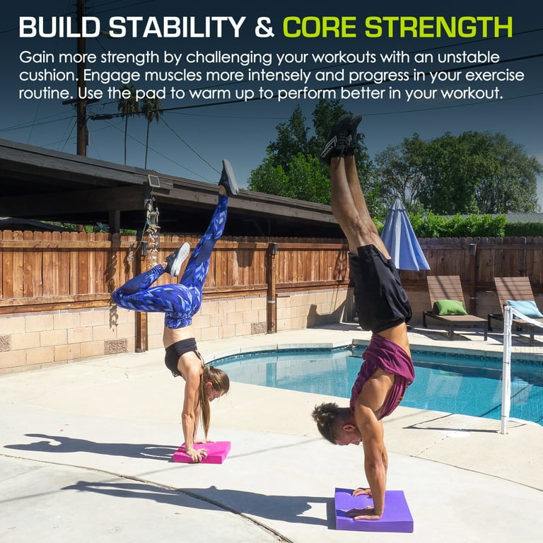ProsourceFit Exercise Balance Pad for Fitness and Physical Therapy 15 x19 Large Walmart