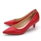 thumbnail image 2 of Zapatos Stunner para mujer, estilo clásico, tacón bajo, color rojo, talla 42, 2 of 5