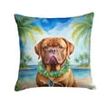 thumbnail image 2 of Dogue de Bordeaux Luau Throw Pillow 14 in x 14 in, 2 of 2