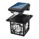 thumbnail image 1 of 【JD-1579】 Lámpara solar pared con inducción cuerpo nueva lámpara calle impermeable para patio exterior decorativa para casa villa (cuadrado-A), 1 of 9