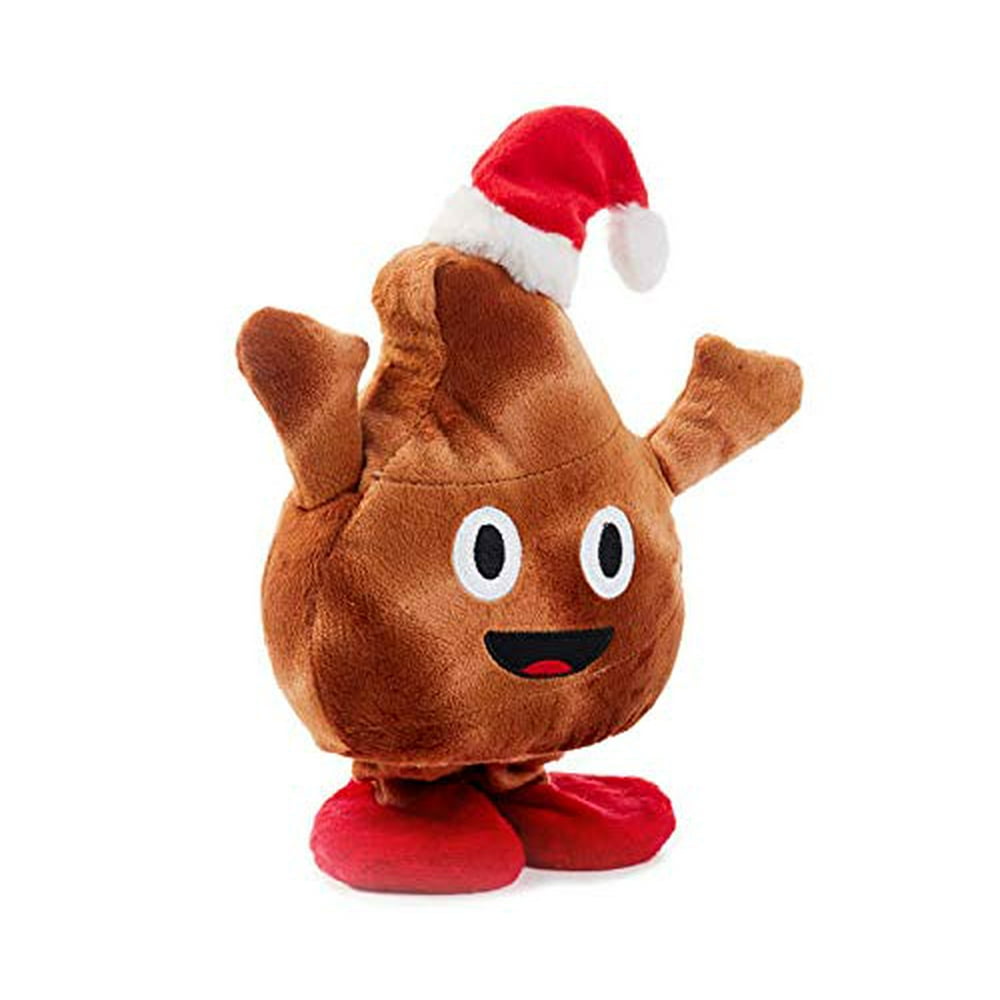 Winter Wonder Lane Poop Emoji Singing Dancing Large Poo Face Plush