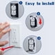 thumbnail image 5 of 20 Piezas Espaciador de Placa de Pared - Placas Niveladoras de Dispositivo de Ajuste Al de Metal - Espaciadores de Receptáculo Nivelador de Cuñas para Fijar, 5 of 5