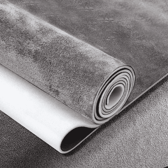 FANOTEK Suede Headliner Fabric Roof Liner with Foam Backing 80*60in For Car/Truck/SUV/RV Roof,Home Repair DIY Headliner Material,Gray