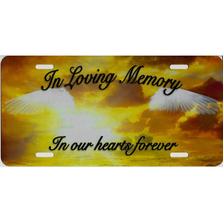 In Loving Memory Memorial License Plate | Walmart Canada