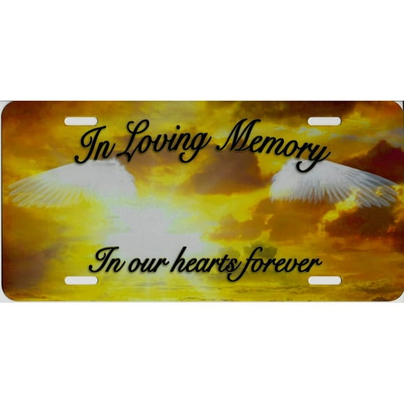 Plaque d'Immatriculation Mémoire Amoureuse