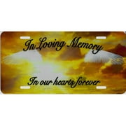 In Loving Memory Memorial License Plate