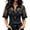 18# Black, variant on Going Out Tops for Women Mesh Short Sleeve See Through Button Vintage Denim Shirt Trendy Sexy Jean Top for Women Dark Blue M