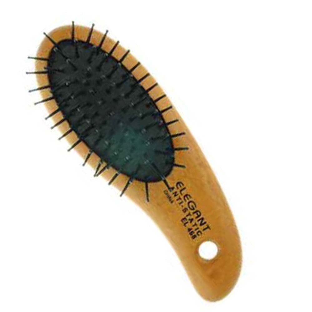 Elegant Travel Size Detangling Oval Cushion Hair Brush