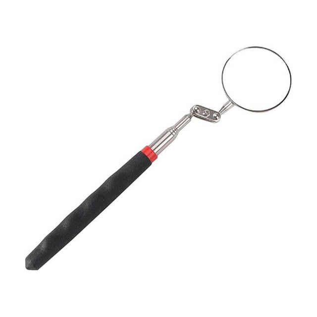Kenally Herramienta de recogida, espejo de inspección portátil, endoscopio a prueba de herrumbre de acero inoxidable, mano de obra ajustable, Herramientas y ferretería 50MM