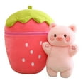 thumbnail image 3 of Coche de Juguete de Peluche Strade Fareast Limited con Forma de Fresa y Animal 30 cm, 3 of 8