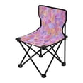 thumbnail image 2 of 600D Oxford Camping Chair Portable Foldable Chair Supports 220 lbs for Picnic, Fishing, Backpacking Small Colors Shapes, 2 of 8