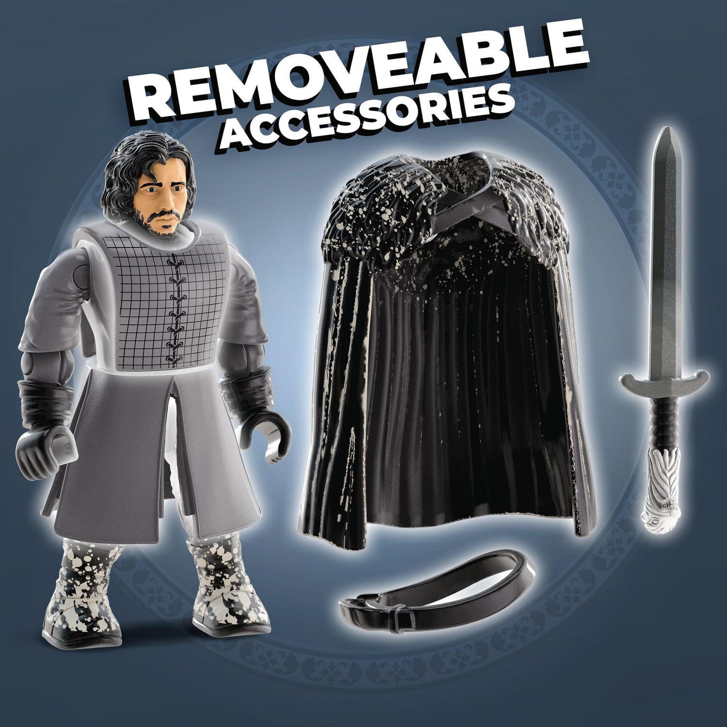 Mega Construx Heroes Jon Snow Figure - 18 Pieces